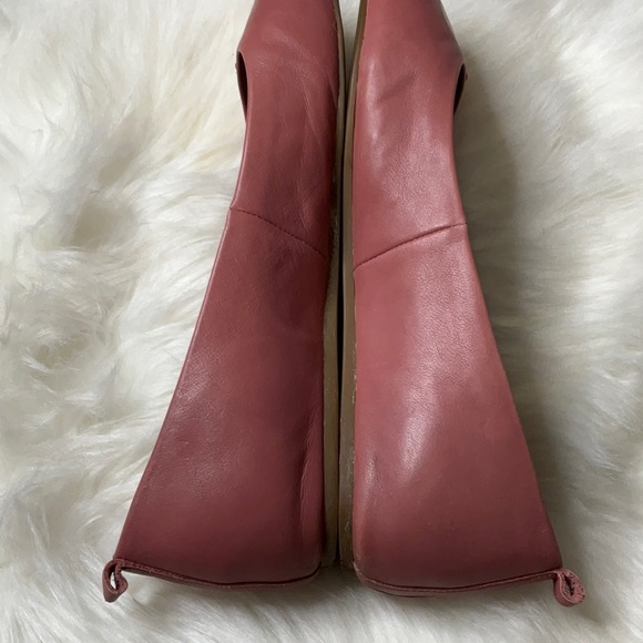 Ellen Degeneres Mauve Leather Flats Sz 8.5 W - Picture 6 of 8
